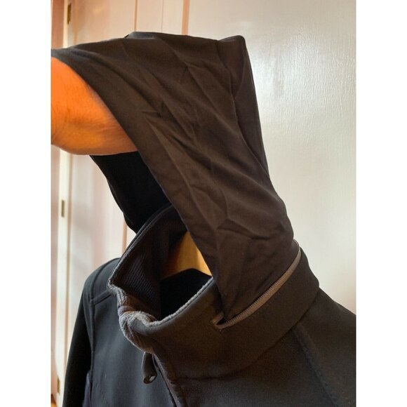 Lowe Alpine Titanium Soft Shell Zone Womens Hooded Jacket Black Size M - Picture 10 of 10